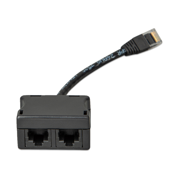 RJ45-Splitter 1xRJ45 Male/15cm Cable/2xRJ45 Female