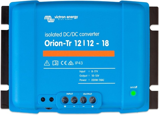 [ORI121222110] Orion-Tr 12/12-18A (220W) Isolated DC-DC Converter